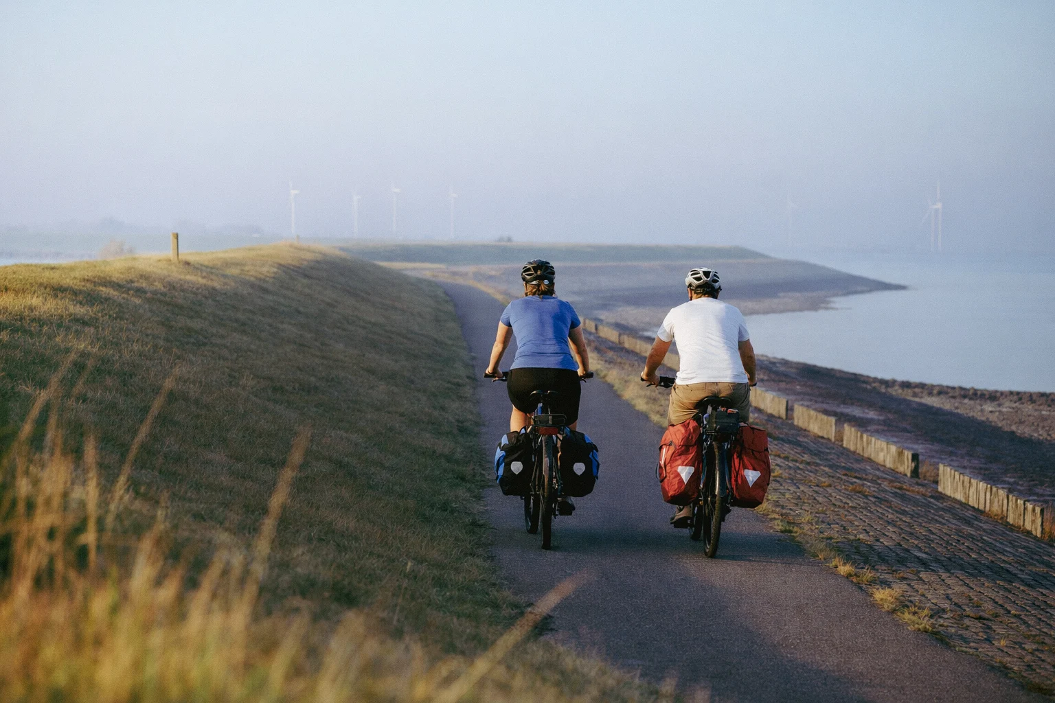 Met de fiets