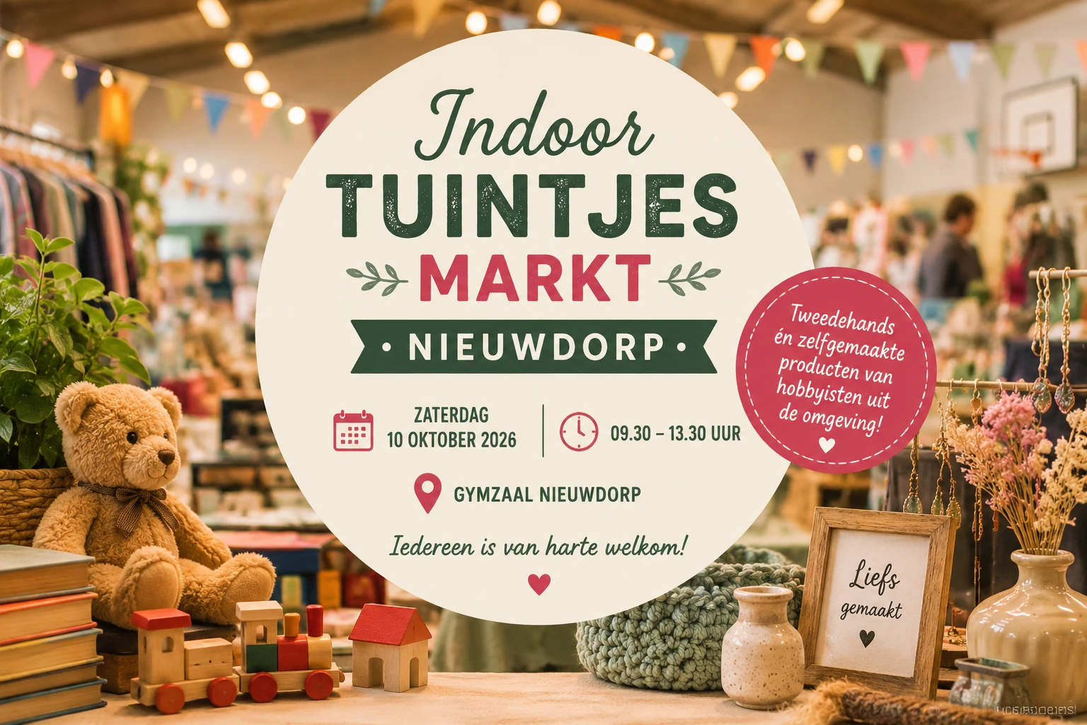 Indoor Tuintjesmarkt Nieuwdorp