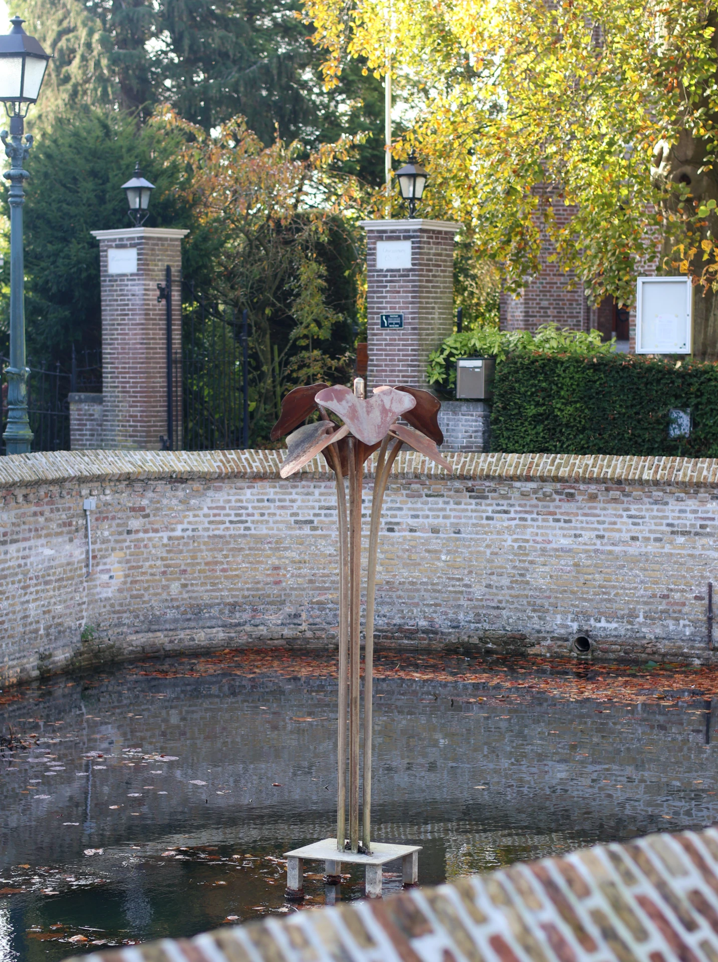 Kunstwerk vijver Wemeldinge